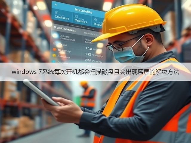windows 7系统每次开机都会扫描磁盘且会出现蓝屏的解决方法(图3)
