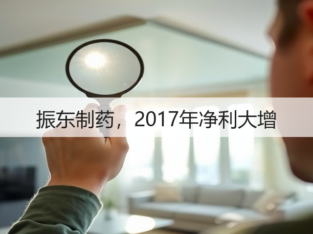 振东制药,2017年净利大增(图3) 振东制药,2017年净利大增(图3)