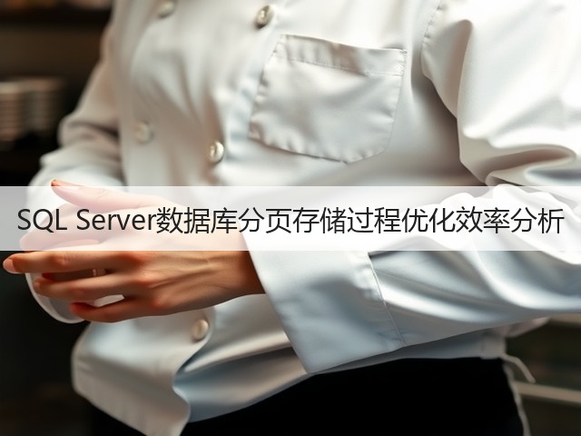 SQL Server数据库分页存储过程优化效率分析(图1) SQL Server数据库分页存储过程优化效率分析(图1)