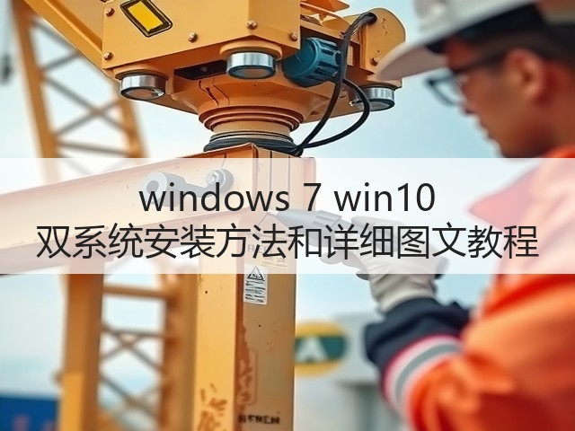 windows 7 win10 双系统安装方法和详细图文教程(图3) windows 7 win10 双系统安装方法和详细图文教程(图3)