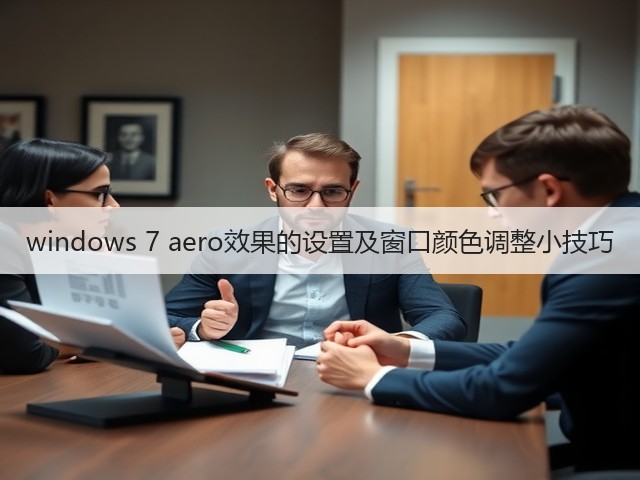 windows 7 aero效果的设置及窗口颜色调整小技巧(图3)