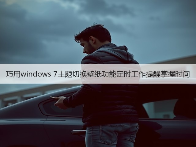 巧用windows 7主题切换壁纸功能定时工作提醒掌握时间(图1) 巧用windows 7主题切换壁纸功能定时工作提醒掌握时间(图1)