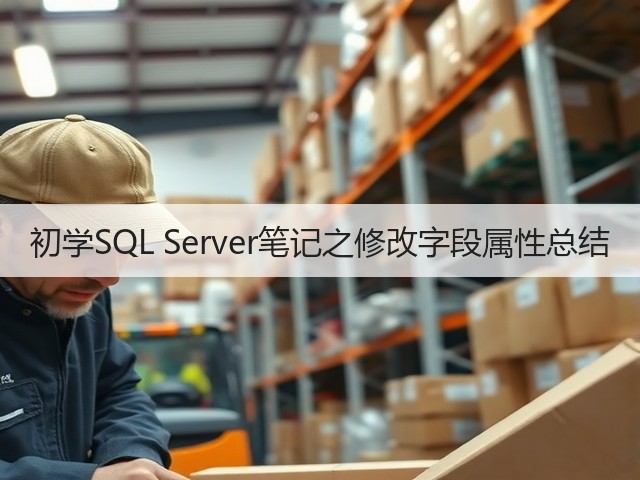 初学SQL Server笔记之修改字段属性总结(图2) 初学SQL Server笔记之修改字段属性总结(图2)