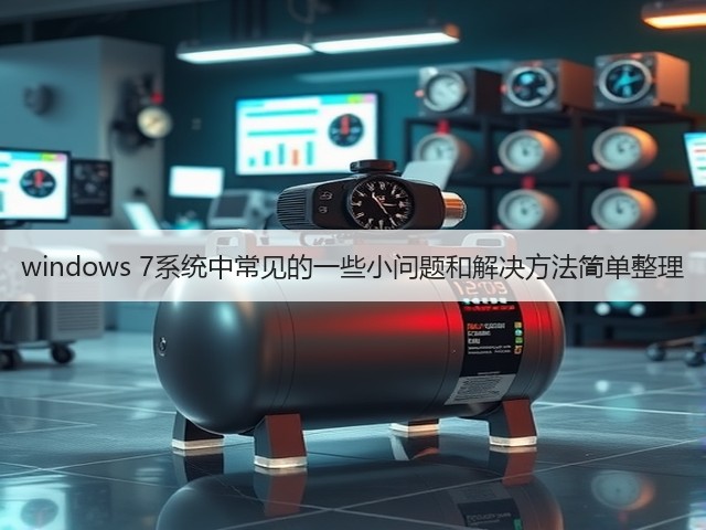 windows 7系统中常见的一些小问题和解决方法简单整理(图3) windows 7系统中常见的一些小问题和解决方法简单整理(图3)