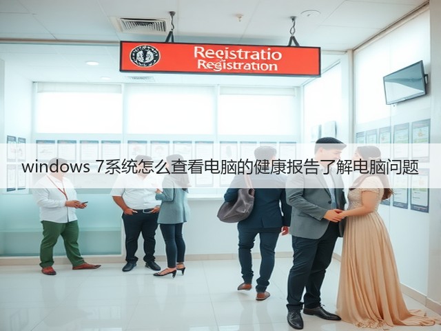 windows 7系统怎么查看电脑的健康报告了解电脑问题(图1)