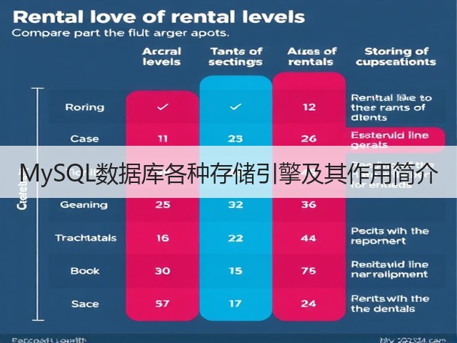 MySQL数据库各种存储引擎及其作用简介(图3) MySQL数据库各种存储引擎及其作用简介(图3)