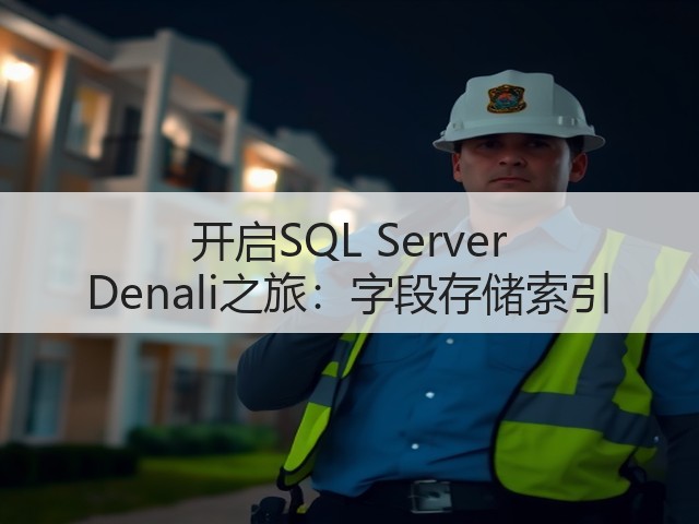 开启SQL Server Denali之旅:字段存储索引(图1) 开启SQL Server Denali之旅:字段存储索引(图1)