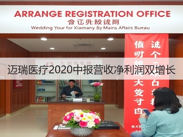 迈瑞医疗2020中报营收净利润双增长(图3) 迈瑞医疗2020中报营收净利润双增长(图3)