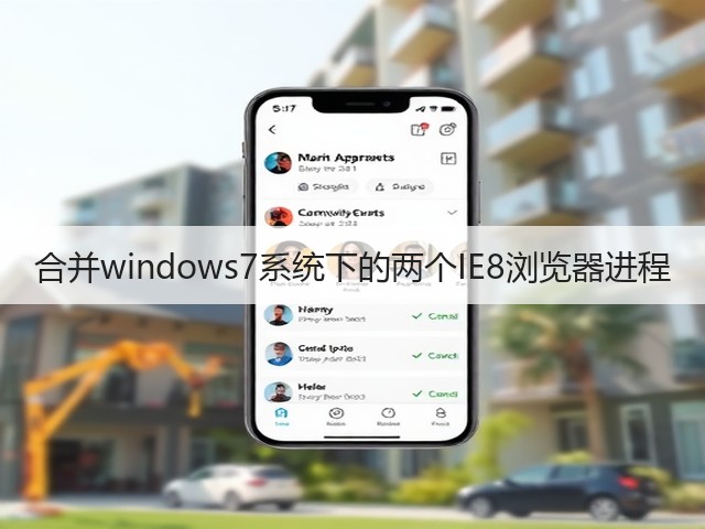 合并windows7系统下的两个IE8浏览器进程(图2)