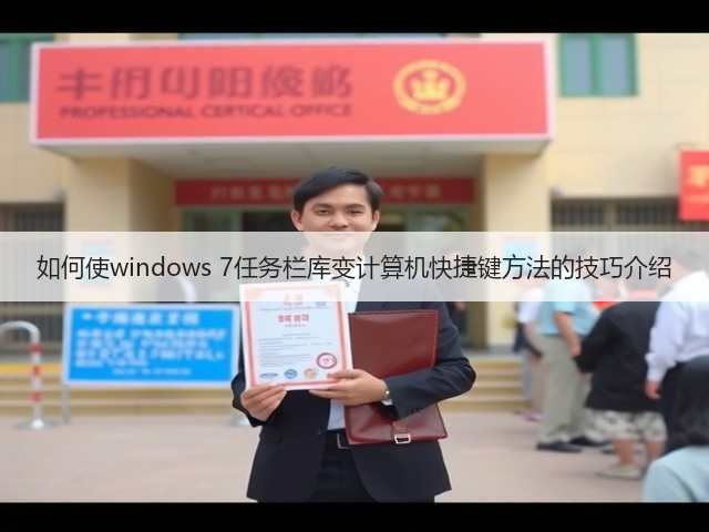 如何使windows 7任务栏库变计算机快捷键方法的技巧介绍(图3) 如何使windows 7任务栏库变计算机快捷键方法的技巧介绍(图3)