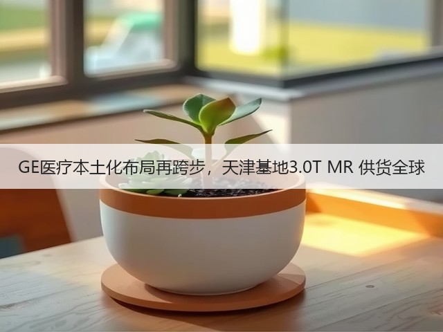 GE医疗本土化布局再跨步,天津基地3.0T MR 供货全球(图2) GE医疗本土化布局再跨步,天津基地3.0T MR 供货全球(图2)