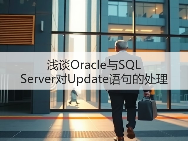 浅谈Oracle与SQL Server对Update语句的处理(图3) 浅谈Oracle与SQL Server对Update语句的处理(图3)