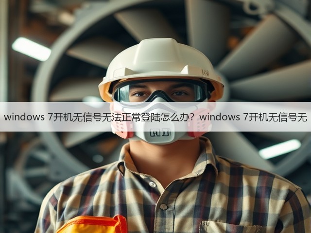 windows 7开机无信号无法正常登陆怎么办?windows 7开机无信号无(图1) windows 7开机无信号无法正常登陆怎么办?windows 7开机无信号无(图1)