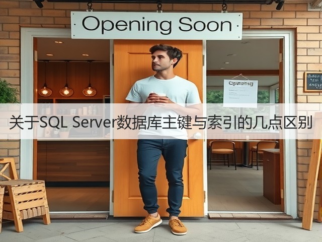 关于SQL Server数据库主键与索引的几点区别(图1) 关于SQL Server数据库主键与索引的几点区别(图1)