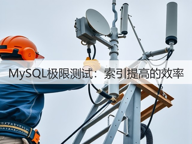 MySQL极限测试：索引提高的效率(图1)