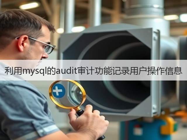 利用mysql的audit审计功能记录用户操作信息(图2) 利用mysql的audit审计功能记录用户操作信息(图2)