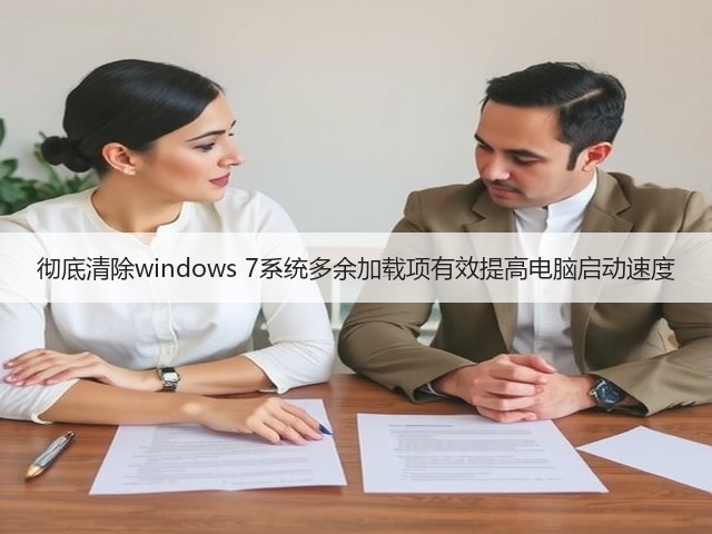 彻底清除windows 7系统多余加载项有效提高电脑启动速度(图2) 彻底清除windows 7系统多余加载项有效提高电脑启动速度(图2)