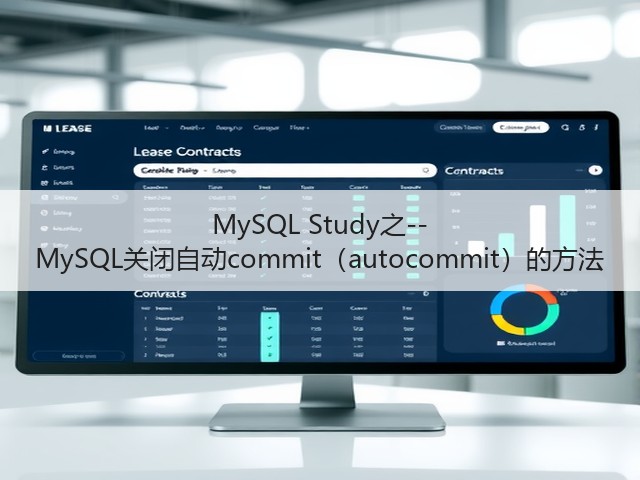 MySQL Study之--MySQL关闭自动commit（autocommit）的方法(图3)