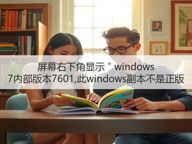 屏幕右下角显示"windows 7内部版本7601,此windows副本不是正版(图1) 屏幕右下角显示"windows 7内部版本7601,此windows副本不是正版(图1)