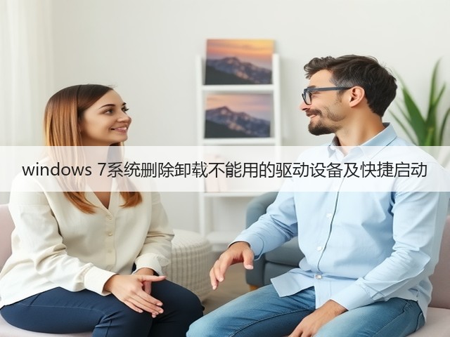windows 7系统删除卸载不能用的驱动设备及快捷启动(图3) windows 7系统删除卸载不能用的驱动设备及快捷启动(图3)