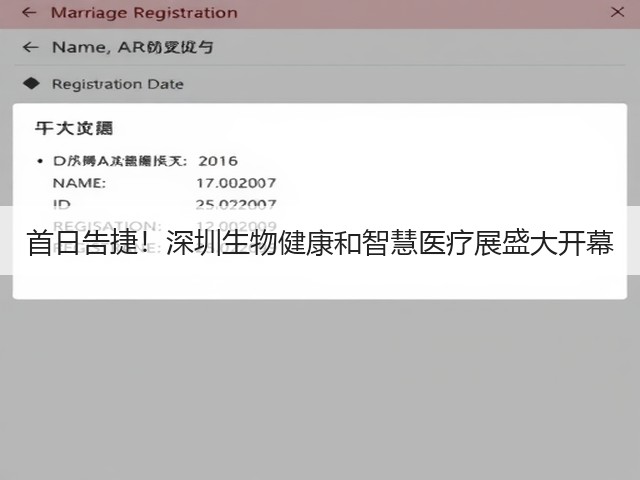 首日告捷!深圳生物健康和智慧医疗展盛大开幕(图2) 首日告捷!深圳生物健康和智慧医疗展盛大开幕(图2)