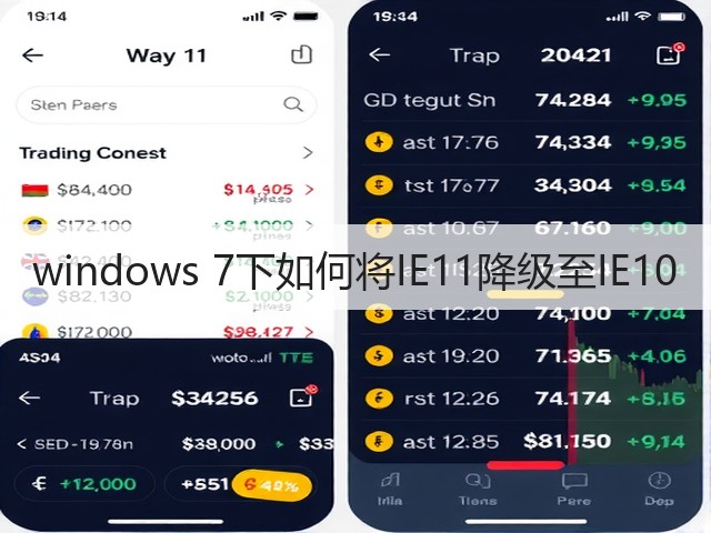 windows 7下如何将IE11降级至IE10(图2) windows 7下如何将IE11降级至IE10(图2)
