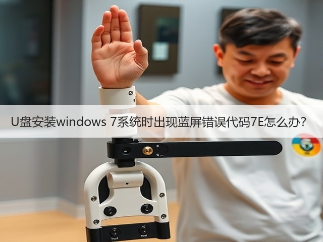 U盘安装windows 7系统时出现蓝屏错误代码7E怎么办?(图3) U盘安装windows 7系统时出现蓝屏错误代码7E怎么办?(图3)