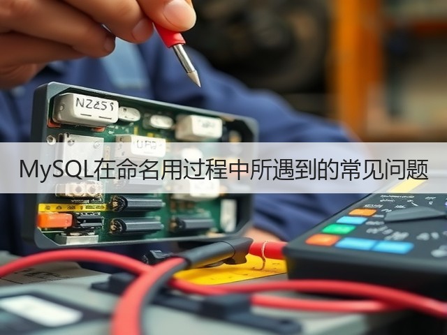 MySQL在命名用过程中所遇到的常见问题(图3) MySQL在命名用过程中所遇到的常见问题(图3)