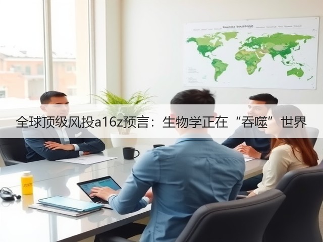 全球顶级风投a16z预言:生物学正在“吞噬”世界(图1) 全球顶级风投a16z预言:生物学正在“吞噬”世界(图1)