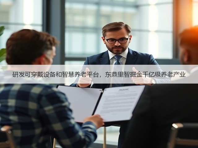研发可穿戴设备和智慧养老平台,东鼎里智掘金千亿级养老产业(图1) 研发可穿戴设备和智慧养老平台,东鼎里智掘金千亿级养老产业(图1)