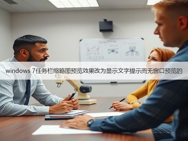 windows 7任务栏缩略图预览效果改为显示文字提示而无窗口预览的(图2) windows 7任务栏缩略图预览效果改为显示文字提示而无窗口预览的(图2)