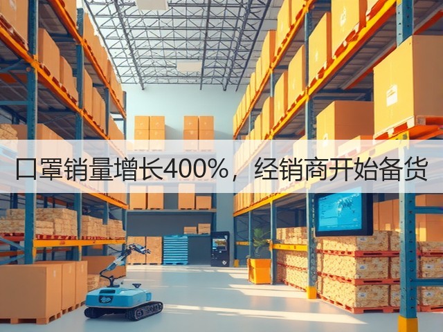 口罩销量增长400%,经销商开始备货(图1) 口罩销量增长400%,经销商开始备货(图1)