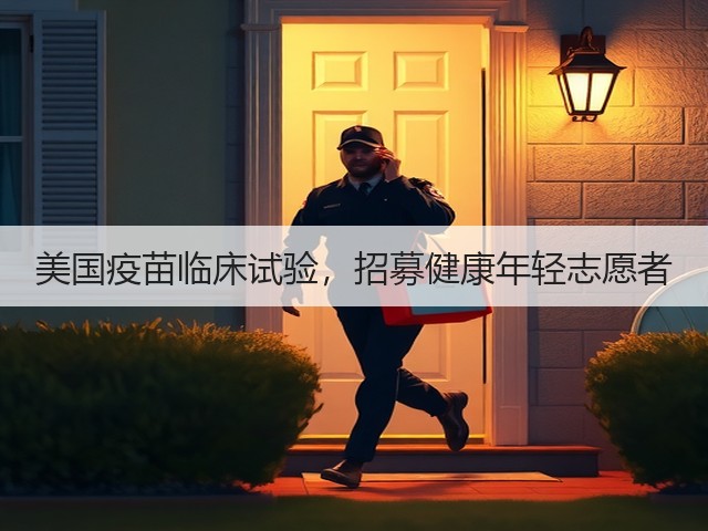 美国疫苗临床试验,招募健康年轻志愿者(图1) 美国疫苗临床试验,招募健康年轻志愿者(图1)