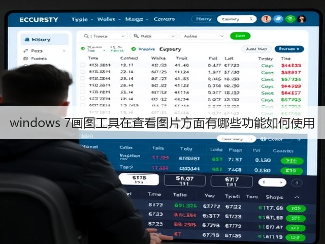 windows 7画图工具在查看图片方面有哪些功能如何使用(图1) windows 7画图工具在查看图片方面有哪些功能如何使用(图1)