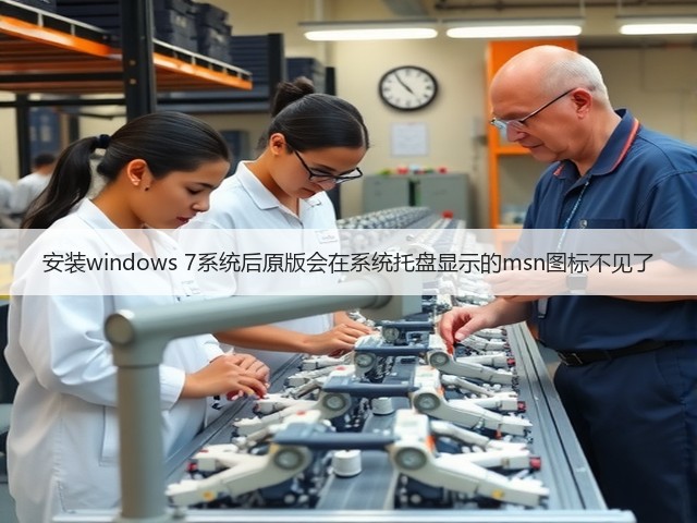 安装windows 7系统后原版会在系统托盘显示的msn图标不见了(图1) 安装windows 7系统后原版会在系统托盘显示的msn图标不见了(图1)