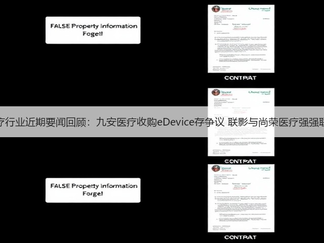 医疗行业近期要闻回顾：九安医疗收购eDevice存争议 联影与尚荣医疗强强联手(图1)