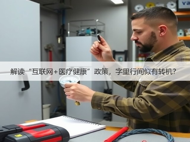解读“互联网+医疗健康”政策,字里行间似有转机?(图1) 解读“互联网+医疗健康”政策,字里行间似有转机?(图1)