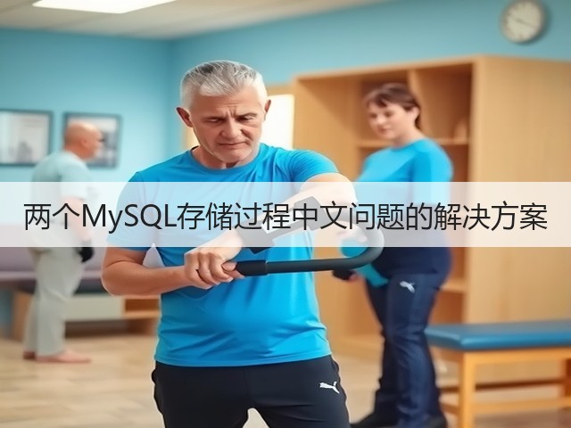 两个MySQL存储过程中文问题的解决方案(图3) 两个MySQL存储过程中文问题的解决方案(图3)