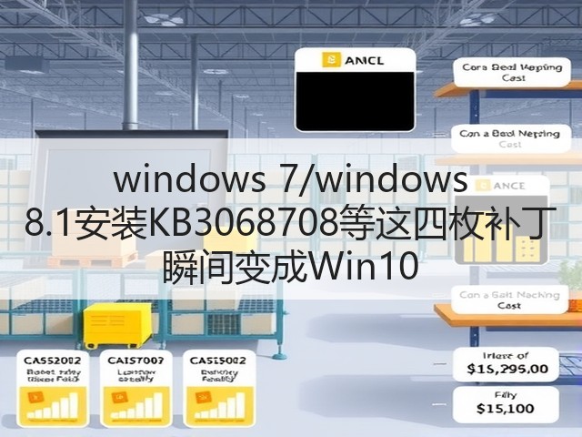 windows 7/windows 8.1安装KB3068708等这四枚补丁 瞬间变成Win10(图1) windows 7/windows 8.1安装KB3068708等这四枚补丁 瞬间变成Win10(图1)