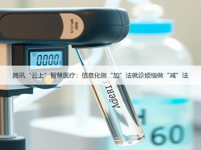 腾讯“云上”智慧医疗:信息化做“加”法就诊烦恼做“减”法(图2) 腾讯“云上”智慧医疗:信息化做“加”法就诊烦恼做“减”法(图2)
