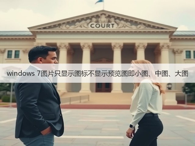 windows 7图片只显示图标不显示预览图即小图、中图、大图(图3)