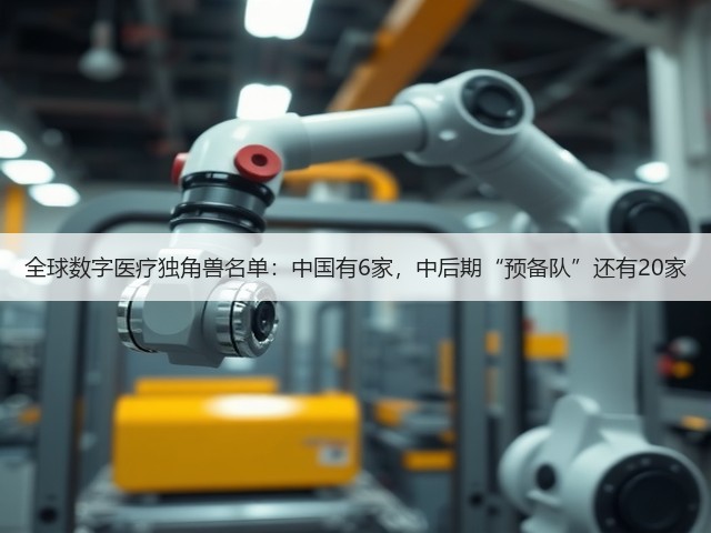 全球数字医疗独角兽名单:中国有6家,中后期“预备队”还有20家(图3) 全球数字医疗独角兽名单:中国有6家,中后期“预备队”还有20家(图3)