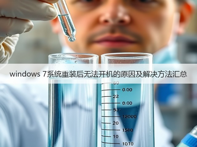 windows 7系统重装后无法开机的原因及解决方法汇总(图1) windows 7系统重装后无法开机的原因及解决方法汇总(图1)