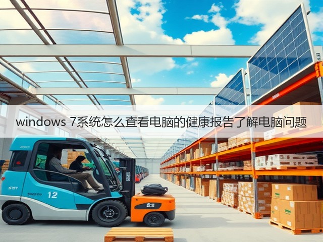 windows 7系统怎么查看电脑的健康报告了解电脑问题(图3)