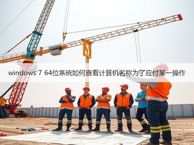 windows 7 64位系统如何查看计算机名称为了应付某一操作(图2)