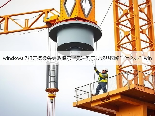windows 7打开摄像头失败提示“无法列示过滤器图像”怎么办?win(图3) windows 7打开摄像头失败提示“无法列示过滤器图像”怎么办?win(图3)