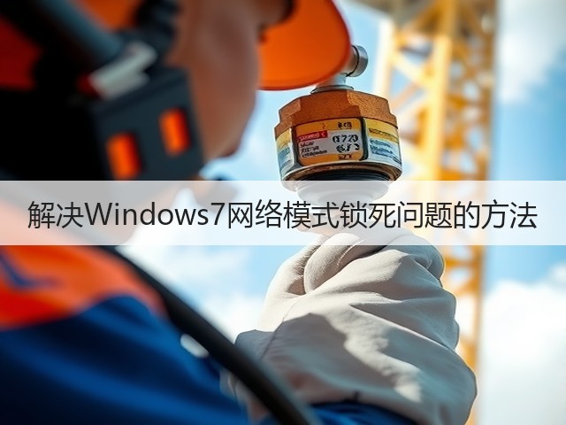 解决Windows7网络模式锁死问题的方法(图3) 解决Windows7网络模式锁死问题的方法(图3)