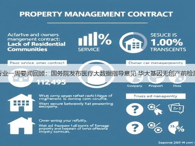 医疗行业一周要闻回顾:国务院发布医疗大数据指导意见 华大基因无创产前检测技术(图2) 医疗行业一周要闻回顾:国务院发布医疗大数据指导意见 华大基因无创产前检测技术(图2)