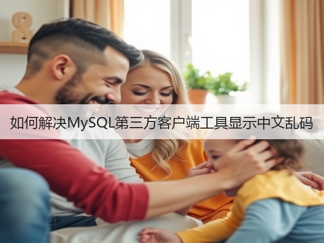 如何解决MySQL第三方客户端工具显示中文乱码(图1) 如何解决MySQL第三方客户端工具显示中文乱码(图1)
