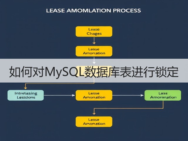 如何对MySQL数据库表进行锁定(图1) 如何对MySQL数据库表进行锁定(图1)